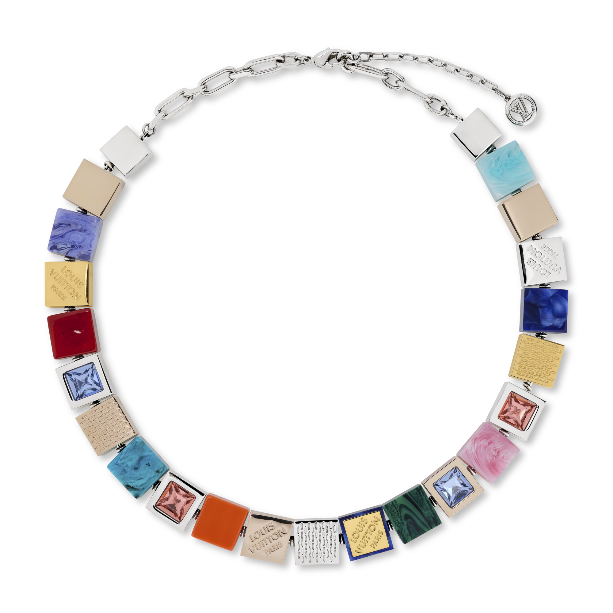 LV Cube Necklace - Luxury S00 Multicolour | LOUIS VUITTON